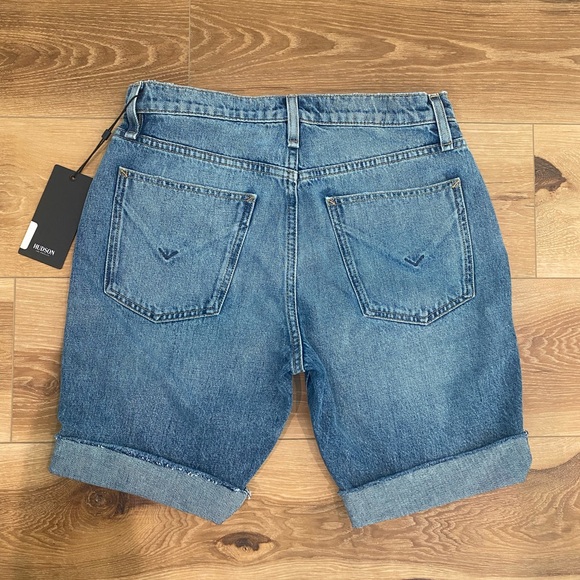NWT Hudson Blue Freya Biker Shorts Sz 27. - Picture 2 of 4